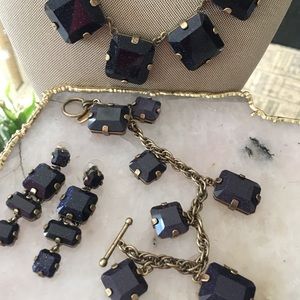 Ann Taylor Starry Night necklace bracelet earring